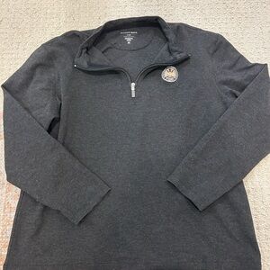 Dark Grey Mizzen + Main PGA Quarter-Zip Sweater
